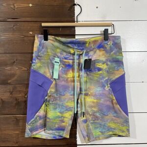 Lululemon Cargo Super High Rise Hiking Shorts Size 12 Nature Multi